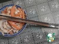 Морковь с кальмаром по корейски ингредиенты