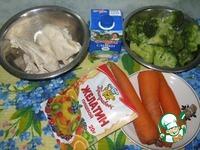 Диетическое желе с овощами и курицей ингредиенты
