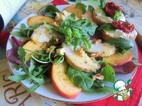 Салат с курицей и персиками в итальянском стиле ингредиенты