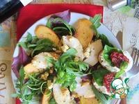 Салат с курицей и персиками в итальянском стиле ингредиенты