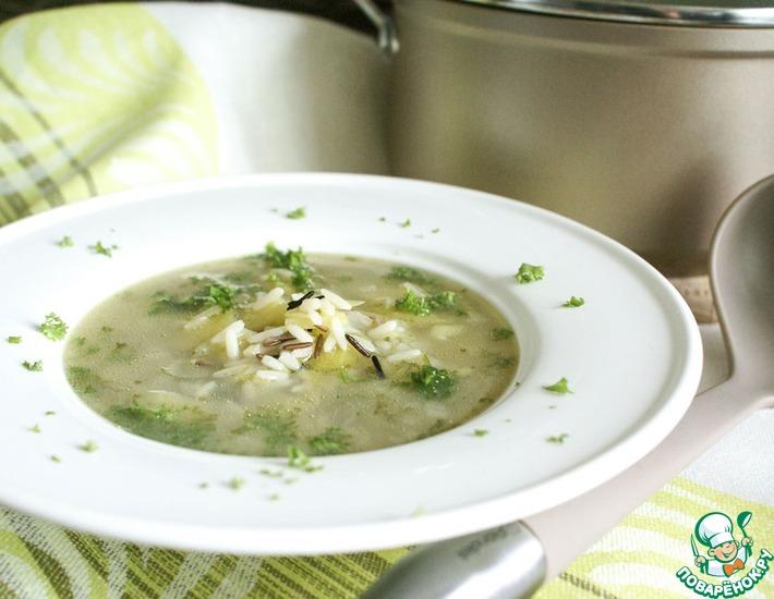 Рецепт: Дикий рис в качестве ингредиента для супа