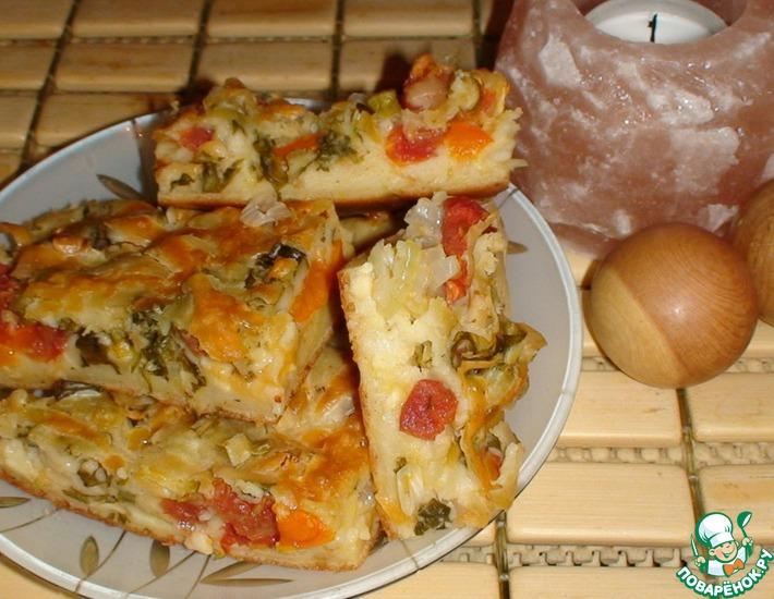 Рецепт: Пирожок осенний сырный