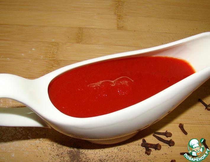 Рецепт: Соус томатный на зиму