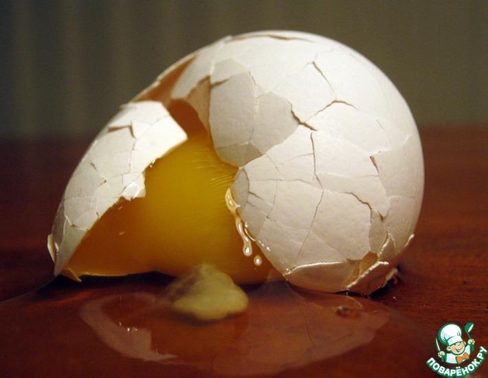 Как приготовить битое яйцо