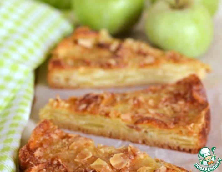 Рецепт: Нежный яблочный пирог с хрустящей корочкой Невидимый