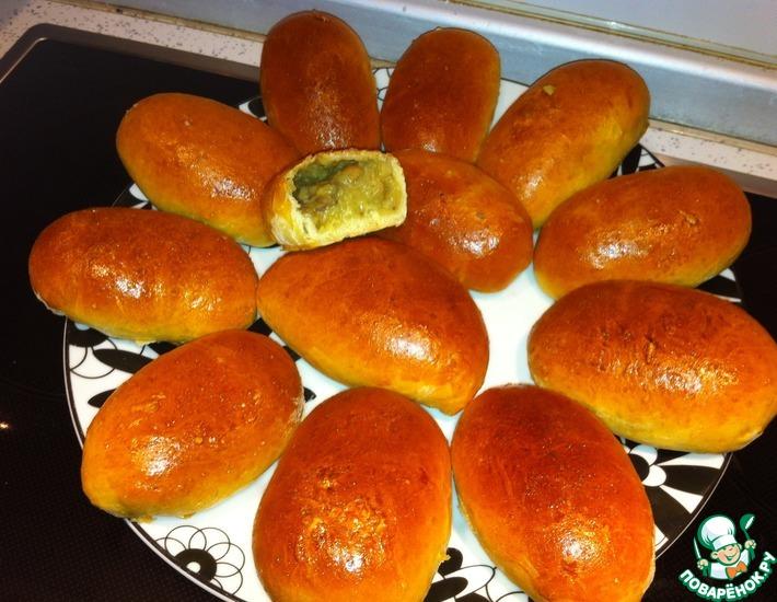Рецепт: Нежные пирожки с картофелем и грибами