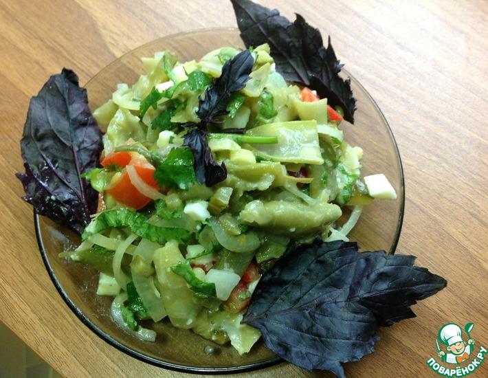 Рецепт: Салат из стручковой фасоли Маргарита