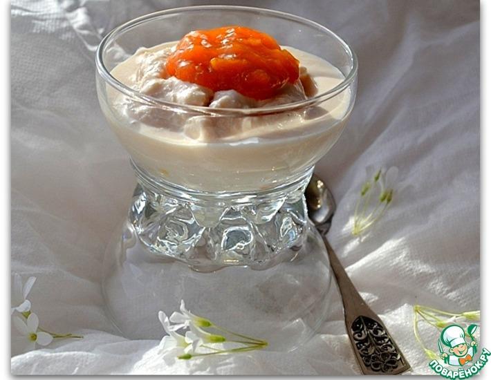 Рецепт: Имбирное мороженое с абрикосом
