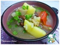 Рисовый суп с грибами и фасолью ингредиенты