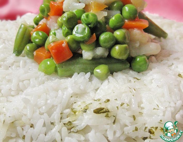 Рецепт: Рисовое кольцо с овощами