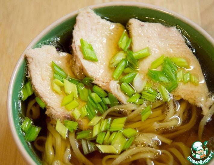 Рецепт: Суп-лапша с японским вкусом