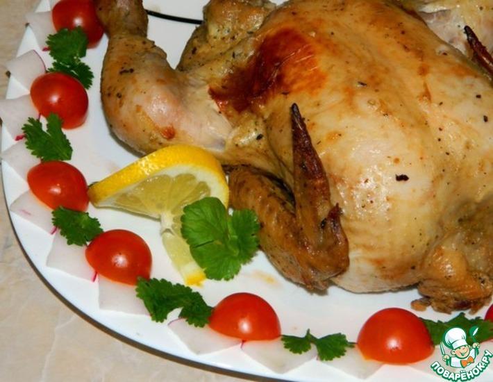 Рецепт: Курица в горчично-соевом соусе