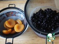 Чернично-абрикосовый пудинг ингредиенты