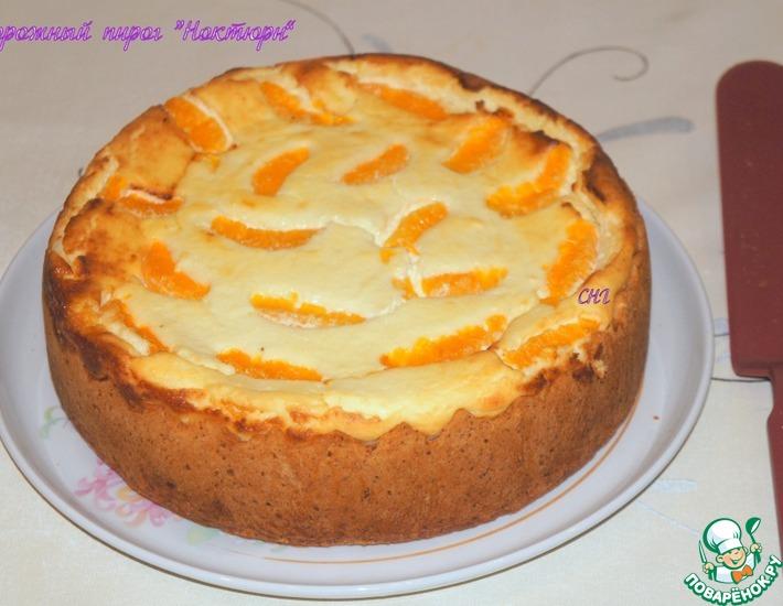 Рецепт: Творожный пирог Ноктюрн