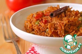 Рецепт: Томатный рис с корицей