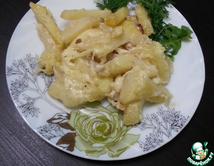 Рецепт: Картофель под сыром