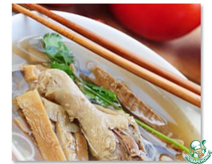 Рецепт: Куриный суп Миен га