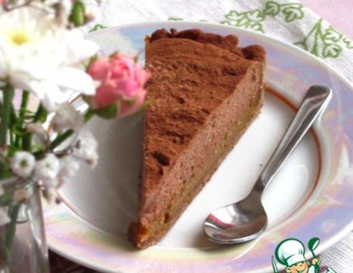 Рецепт: Шоколадно-карамельный тарт с корицей