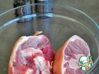Свиная рулька, запеченная с яблоками ингредиенты