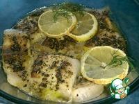 Рыба, запеченная с лимоном и травами ингредиенты