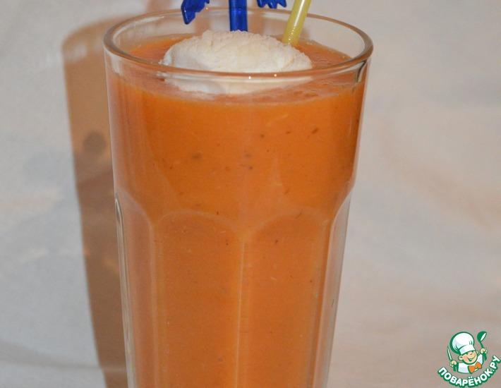 Рецепт: Морковно-апельсиновый коктейль