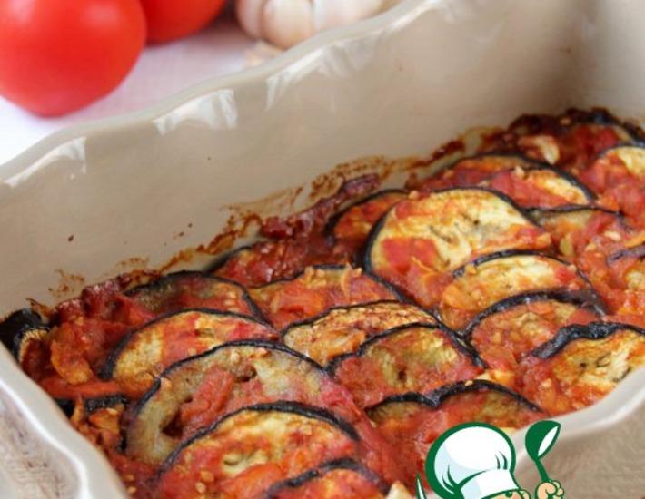 Рецепт: Баклажаны, запеченные под томатно-коричным соусом
