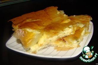 Рецепт: Сырный пирог из теста фило