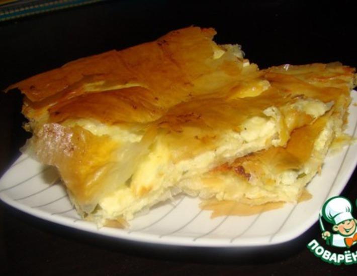 Рецепт: Сырный пирог из теста фило
