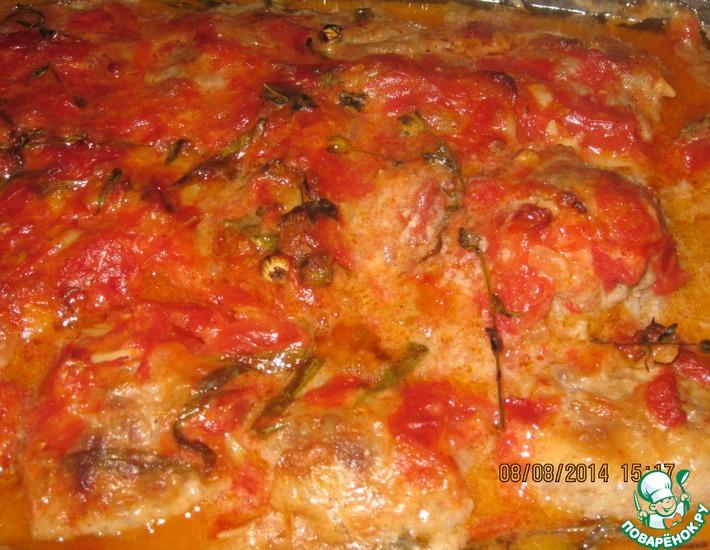 Рецепт: Фрикадельки в помидорном соусе