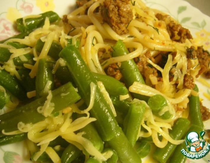 Рецепт: Салат из зеленой фасоли "ФаСольный"