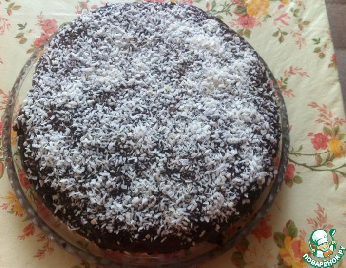 Рецепт: Шоколадный пирог Мулатка