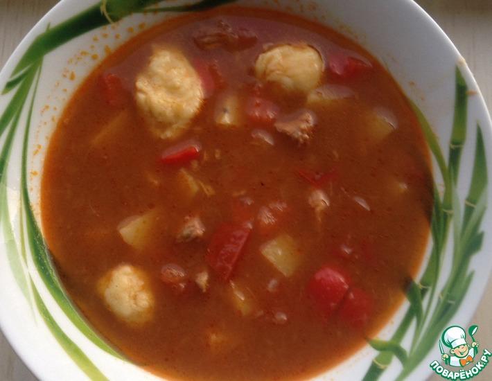 Рецепт: Венгерский суп-гуляш
