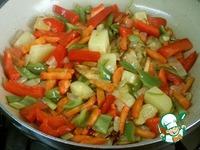 Паста а ля касуэла с колбасками и овощами ингредиенты