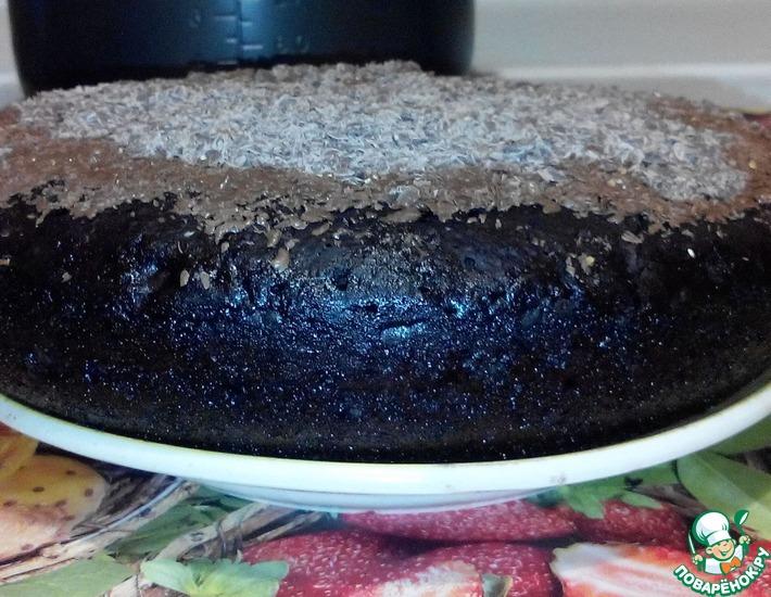 Рецепт: Влажный шоколадный пирог в мультиварке