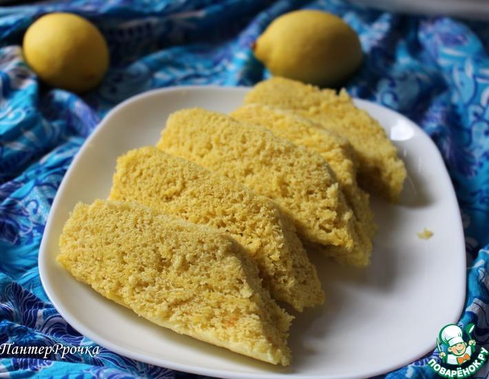 Рецепт: Лимонный пирог на пару