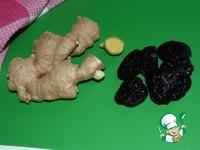 Лепешки-сконы с имбирем и черносливом ингредиенты