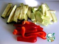 Теплый салат из пасты и овощей ингредиенты