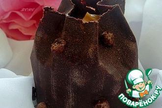 Рецепт: Шоколадные мешочки с сюрпризом