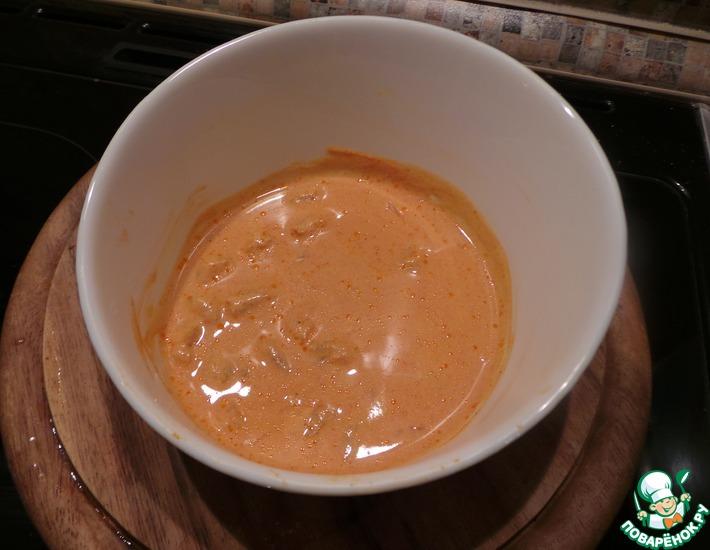 Рецепт: Креветочный соус-биск