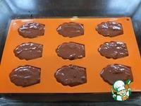 Шоколадное печенье Мадлен с персиками ингредиенты