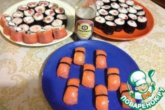 Рецепт: Роллы и нигири суши