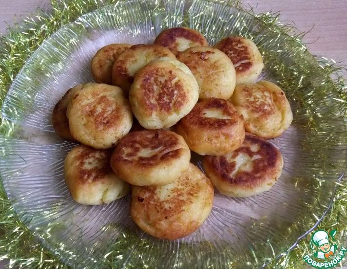 Рецепт: Сладкие пончики из картофеля
