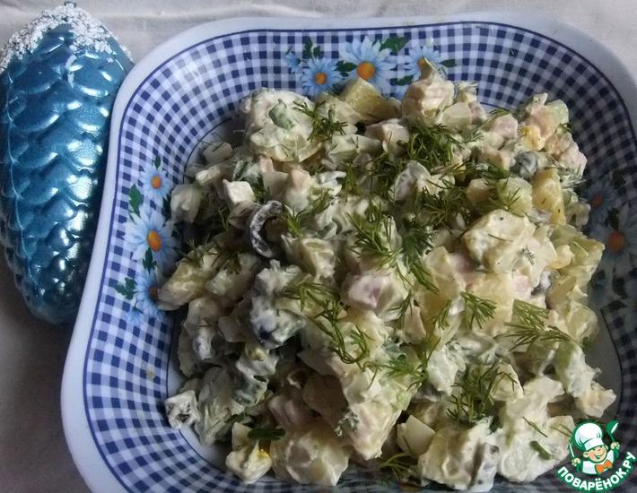 Рецепт: Картофельный салат с беконом