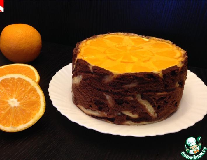 Рецепт: Торт Апельсиновая мечта