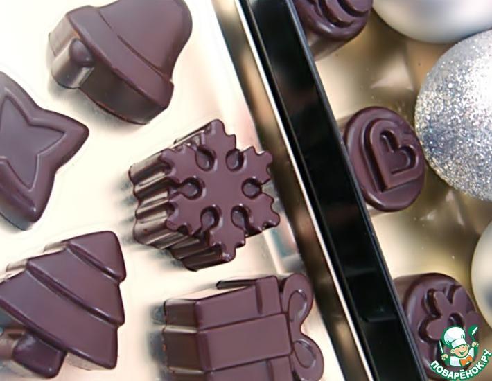 Рецепт: Шоколадные конфеты ручной работы