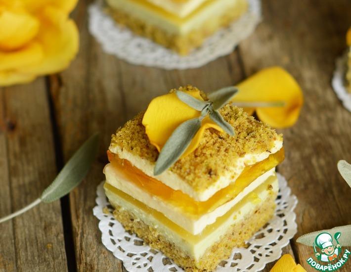 Рецепт: Французский торт с апельсином и шалфеем