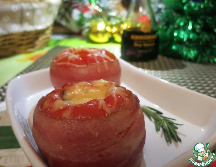 Рецепт: Боченки из фаршированных помидоров