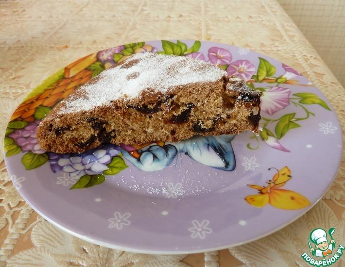 Рецепт: Пирог с черносливом в мультиварке