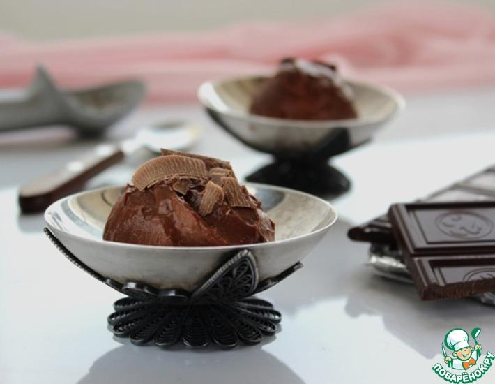 Рецепт: Шоколадное мороженое Семифредо