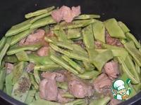 Тушёное мясо с зелёной фасолью ингредиенты